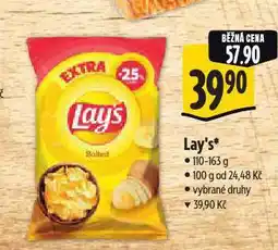 Albert Lay's chipsy nabídka