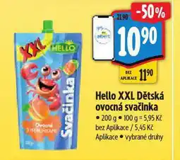 Albert Hello dětská ovocná svačinka nabídka
