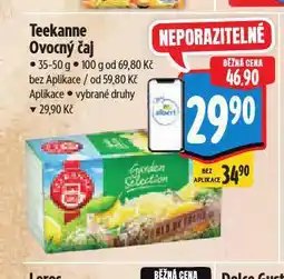 Albert Teekanne čaj nabídka