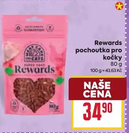 Billa Rewards pochoutka pro kočky nabídka