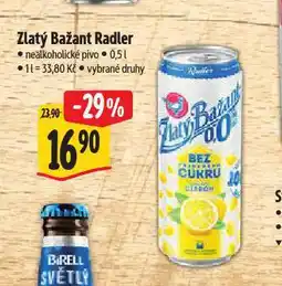 Albert Pivo zlatý bažant radler nabídka