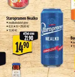 Albert Pivo staropramen nealko nabídka