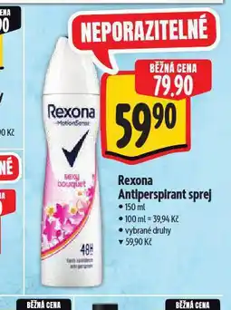 Albert Rexona antiperspirant nabídka