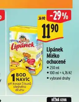 Albert Lipánek mléko ochucené nabídka