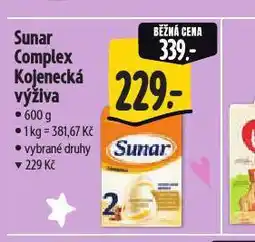 Albert Sunar kojenecká výživa nabídka