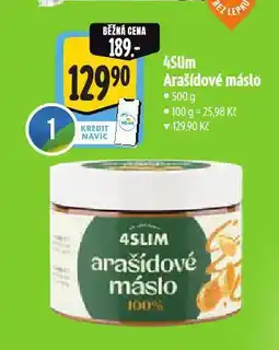 Albert 4slim aršídové máslo nabídka