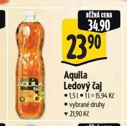 Albert Aquila ledový čaj nabídka