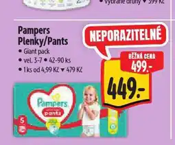 Albert Pampers dětské plenky nabídka