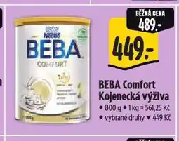 Albert Beba kojenecká výživa nabídka