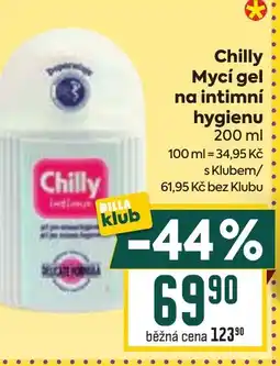 Billa Chilly Mycí gel na intimní hygienu nabídka