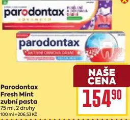 Billa Parodontax Fresh Mint zubní pasta nabídka