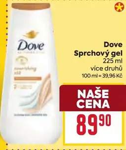 Billa Dove Sprchový gel nabídka