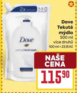 Billa Dove Tekuté mýdlo nabídka