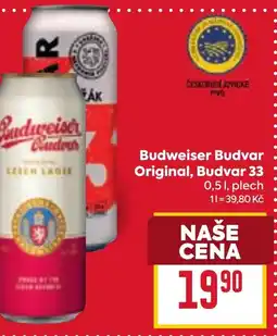 Billa Budweiser Budvar Original, Budvar 33 nabídka