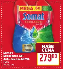 Billa Somat Excellence Gel Anti-Grease 60 WL nabídka