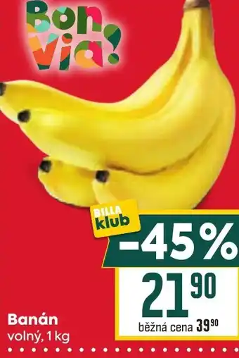 Billa Banán nabídka