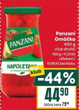Billa Panzani Omáčka nabídka