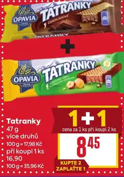 Billa OPAVIA Tatranky nabídka