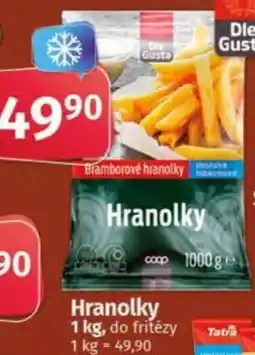 COOP TIP Hranolky nabídka