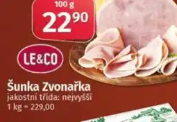 COOP TIP Šunka Zvonařka nabídka