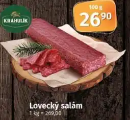 COOP TIP Lovecký salám nabídka