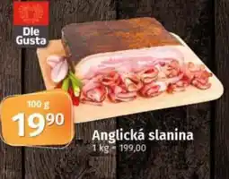 COOP TIP Anglická slanina nabídka