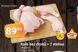 COOP TIP Kuře bez drobů + 2 stehna nabídka