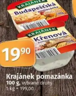 COOP TIP Krajánek pomazánka nabídka