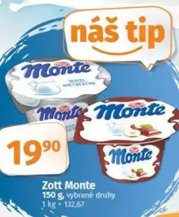 COOP TIP Zott Monte nabídka