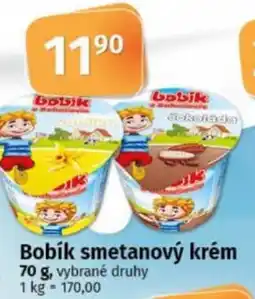 COOP TIP Bobík smetanový krém nabídka