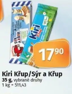 COOP TIP Kiri Křup/Sýr a Křup nabídka