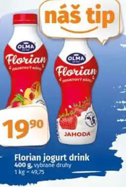 COOP TIP OLMA Florian jogurt drink nabídka