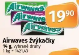 COOP TIP Airwaves žvýkačky nabídka