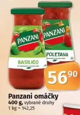 COOP TIP Panzani omáčky nabídka