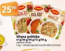 COOP TIP Vitana polévka nabídka