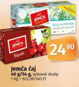 COOP TIP Jemča čaj nabídka