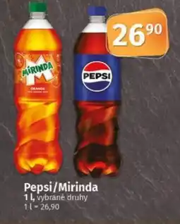 COOP TIP Pepsi/Mirinda nabídka