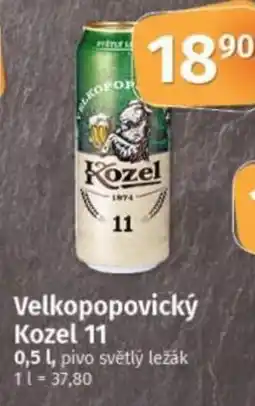 COOP TIP Velkopopovický Kozel 11 nabídka