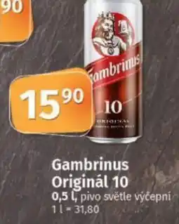 COOP TIP Gambrinus Originál 10 nabídka