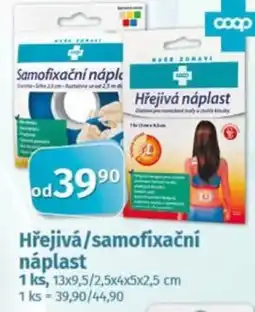 COOP TIP Hřejivá/samofixační náplast nabídka