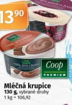 COOP TIP Mléčná krupice nabídka