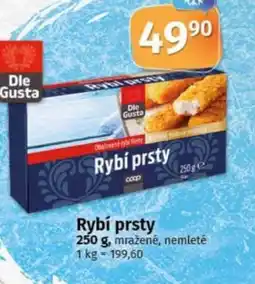 COOP TIP Rybí prsty nabídka