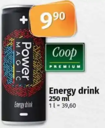 COOP TIP Energy drink nabídka