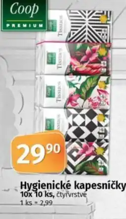 COOP TIP Hygienické kapesníčky nabídka
