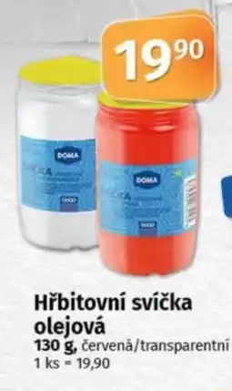 COOP TIP Hřbitovní svíčka olejová nabídka