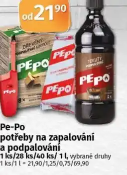 COOP TIP Pe-Po potřeby na zapalování a podpalování nabídka
