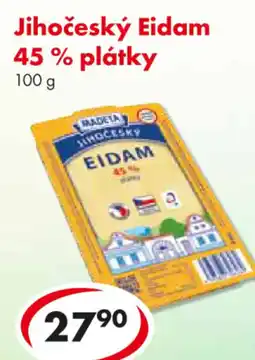 CBA MADETA Jihočeský Eidam 45% plátky nabídka