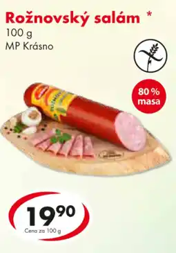 CBA Rožnovský salám nabídka