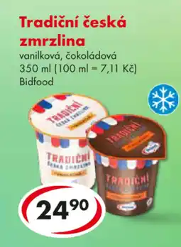 CBA Tradiční česká zmrzlina nabídka
