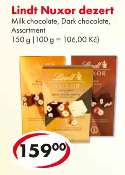 CBA Lindt Nuxor dezert nabídka